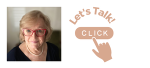Photo of Jennifer Cram,
                    Brisbane Marriage Celebrant with the words Let's
                    Talk, Click Here